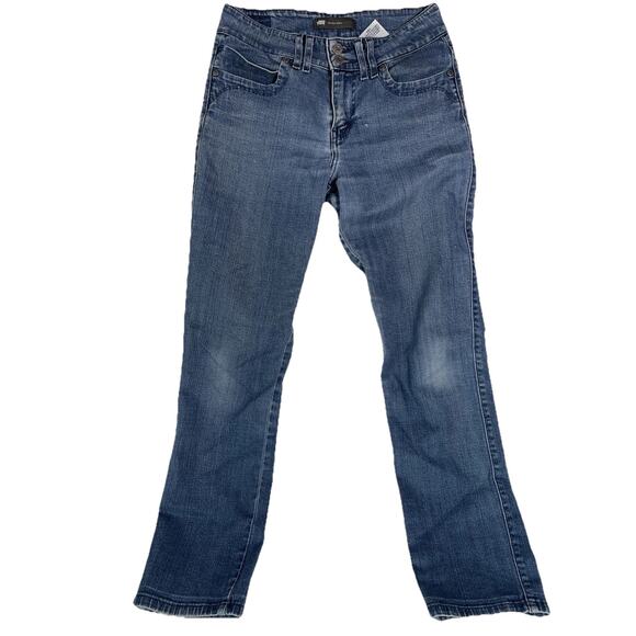 Levi's Mid Rise Skinny Jeans Women's 4 Blue Flap Pockets Rodeo Western - Picture 1 of 4